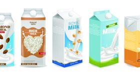 Realistic 3d boxes illustration sets vector