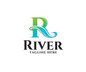River logo vector