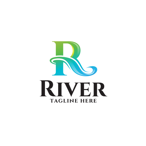 River logo vector