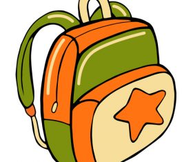 School bag vector