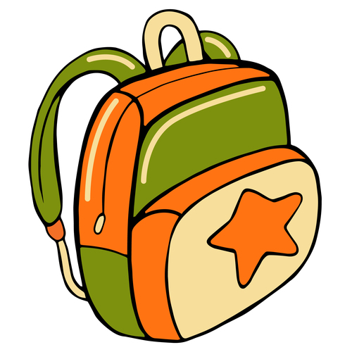 School bag vector