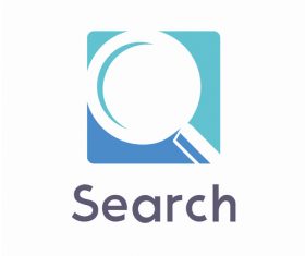 Search logo design vector