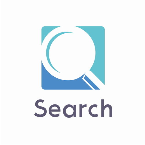 Search logo design vector