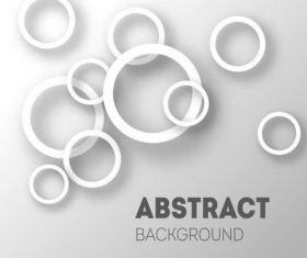 Size white circle background vector