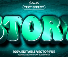 Story text font style vector