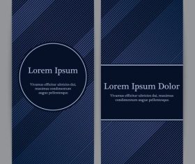 Striped dark blue seamless background vector