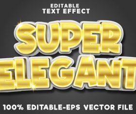 Super gold with fancy luxury gold style vector