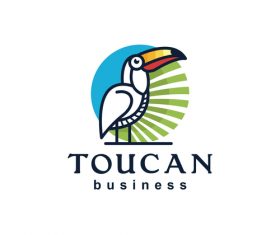 Toucan logo vector