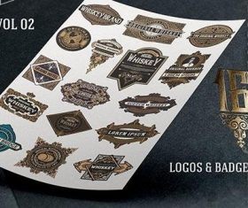 Vector of logos and badges