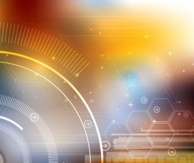 Abstract vector background yellow