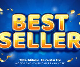 Best seller editable eps text effect vector