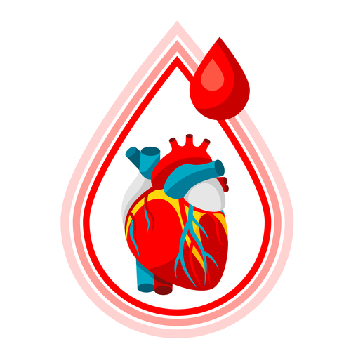 Blood donation logo vector