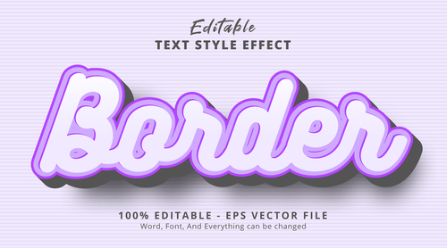 Bqsdes editable eps text effect vector