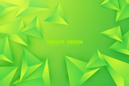 Bright green abstract background vector
