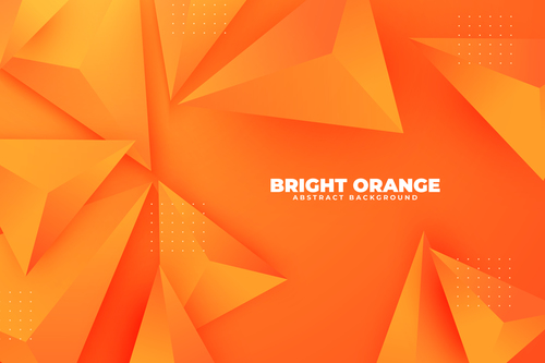 Bright orange abstract background vector