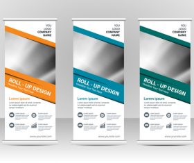 Business cover vertical banners vector