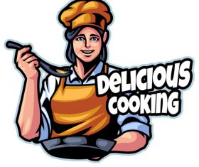 Chef Logo design template vector