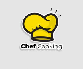Chef cooking vector