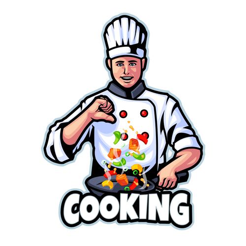 Cooking Logo design template vector