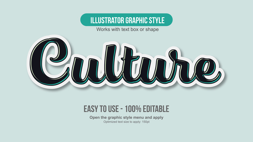 Culture illustrator graphic style vector