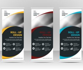Design vertical business banners vector
