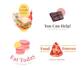 Food forever vector