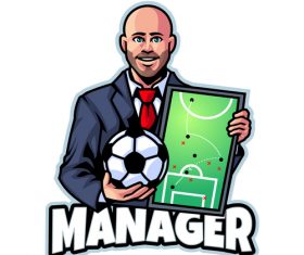 Football Logo design template vector