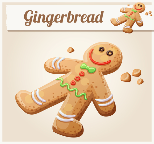 Gingerbread vector