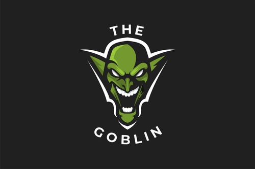 Goblin logo design vector