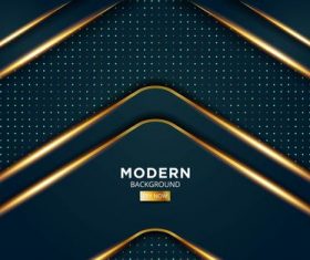 Golden bright edge vector background