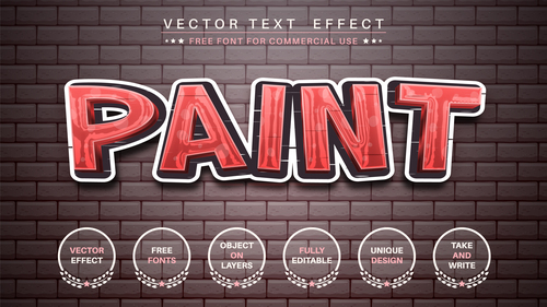 Graffity vector text effect vector