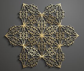 Hexagonal beautiful combination pattern background vector