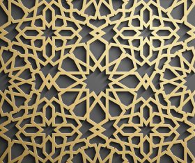 Irregular pattern decoration background vector