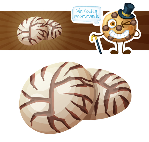 Recommend cookies vector