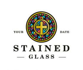 Stained glass vector