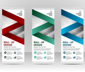 Vertical business banners vector