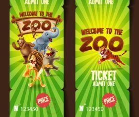 Zoo banner vector