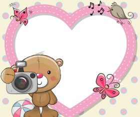 Bear photo vector