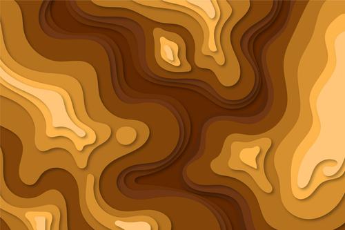 Brown terrain abstract background vector