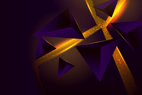 Flowing golden liquid abstract background vector