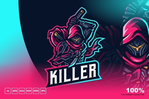 Killer logo vector