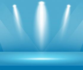 Light blue background light effect vector