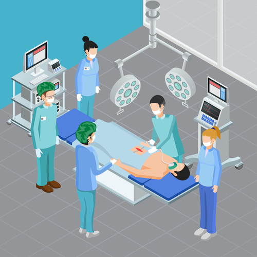 Operating room vector