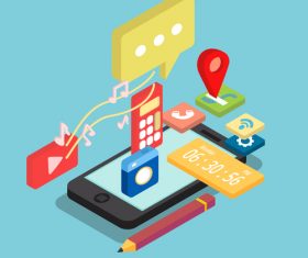 Phone conceptual design vector
