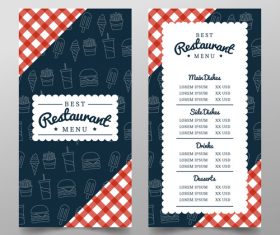 Restaurant background design vector