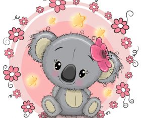 Sloth cartoon illustration vector