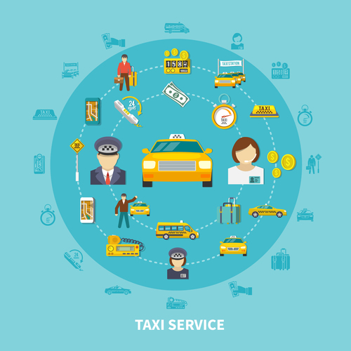 Taxi vector free download
