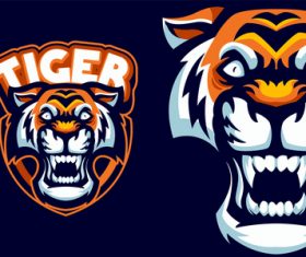 Tiger esports logo vector