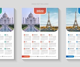 2022 Taj Mahal Cover Vector