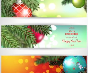 Banner christmas vector